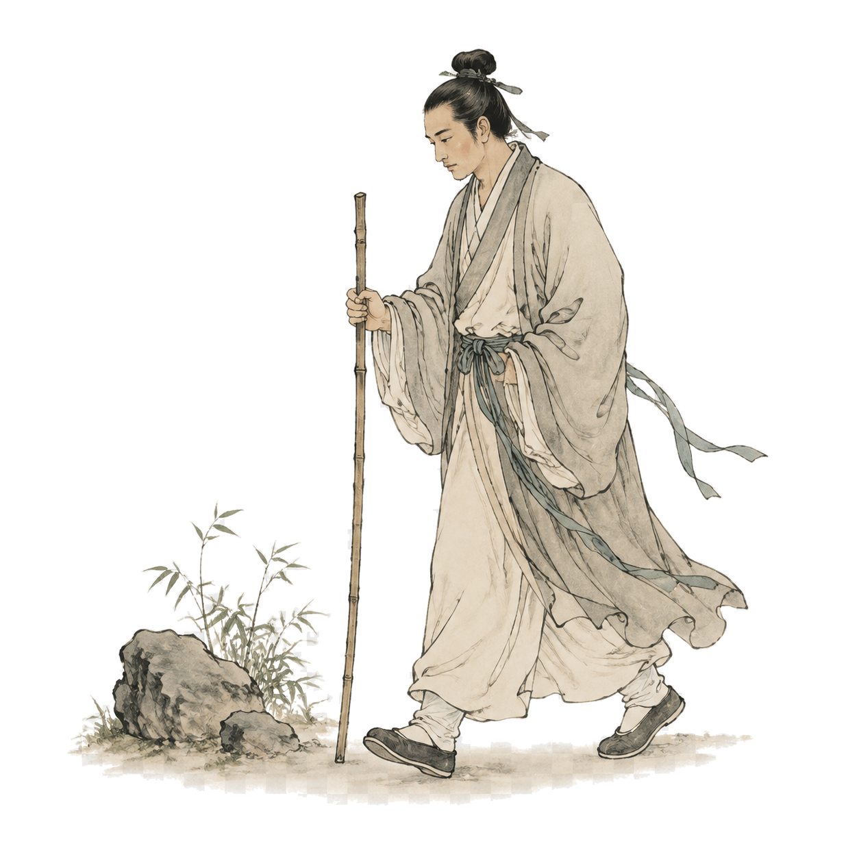 寻幽人物小景